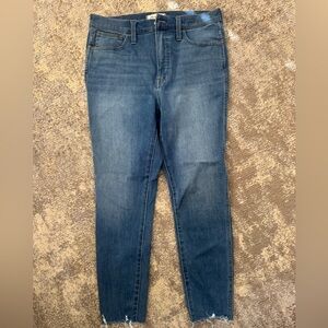 NWOT madewell 10” high rise jeggings